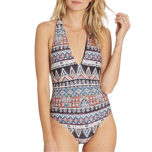 Billabong Other - Billabong Women’s Last Tribe One Piece Swimsuit – Size Large (Black Sands)
